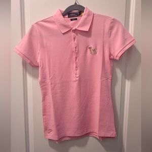 Women Polo by Ralph Lauren Slim fit Pink Polo Shirt
